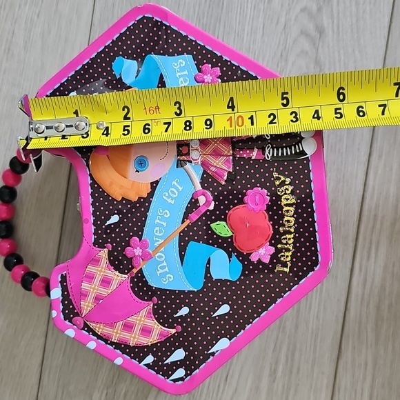 Lalaloopsy Diamond Tin Carry All Lunch Box With Beaded Handle - Picture 12 of 13
